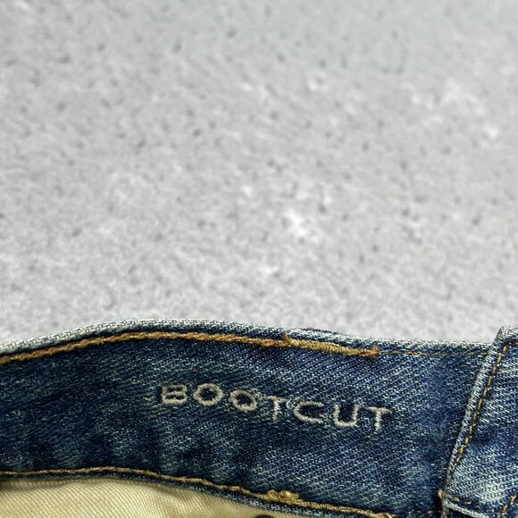 American Eagle Original Bootcut Jeans 34x34 Mens 100% Cotton Medium Wash - Picture 12 of 14